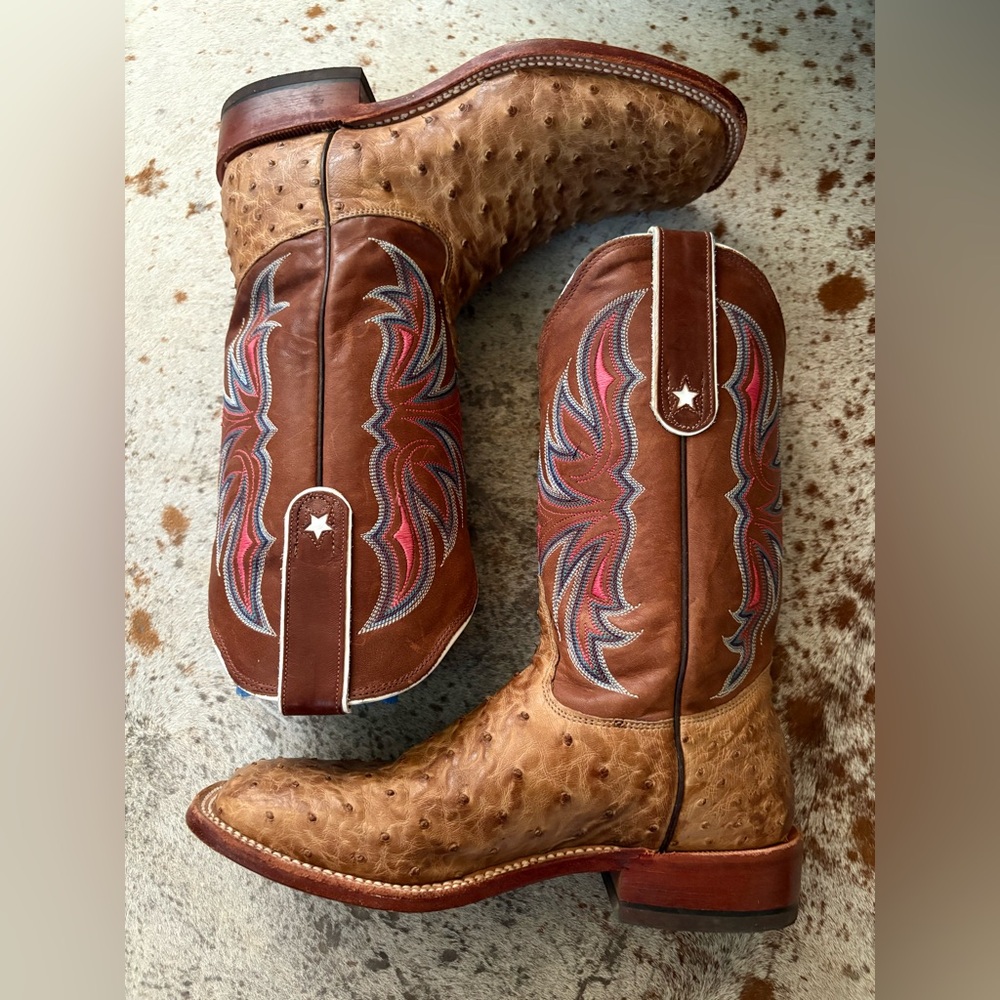 Tony Lama Women’s Full Quill Ostrich Boots